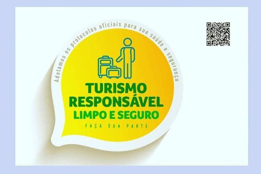 Brazilian Ministry of Tourism Seal of Responsible, Clean and Safe Tourism 2