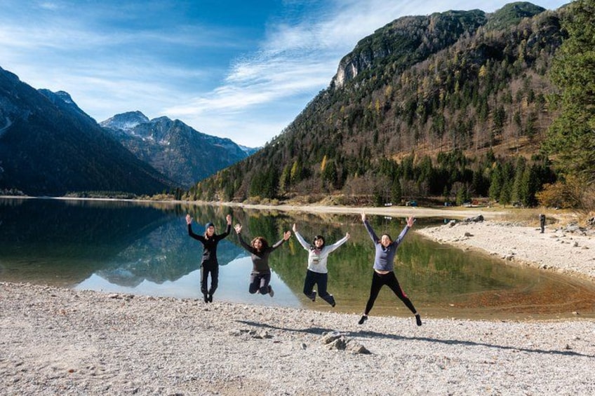 Happy moment at Lake Predil 2