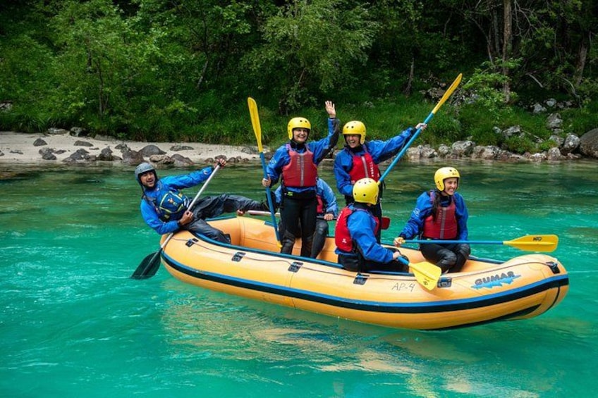 Rafting on Emerald Soca River 2