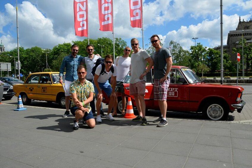 Private Tour: Warsaw City Sightseeing by Retro Fiat 3