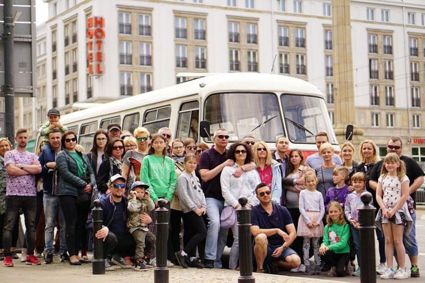 Warsaw City Sightseeing in a Retro Bus 2