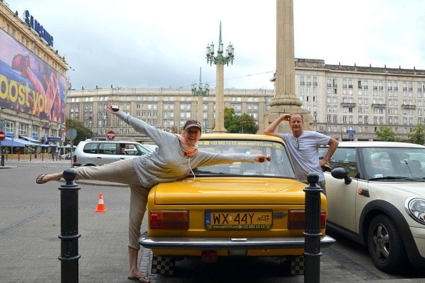 Tourists at the Constitution Square 1