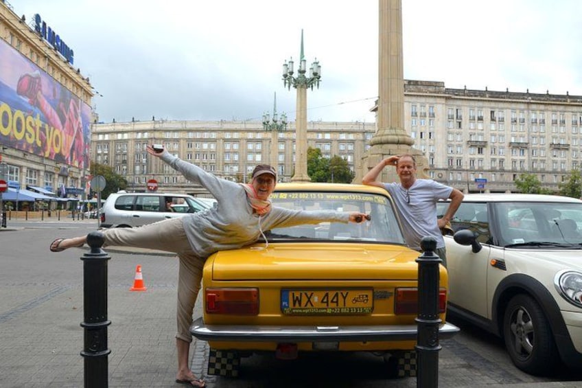 Tourists at the Constitution Square 1