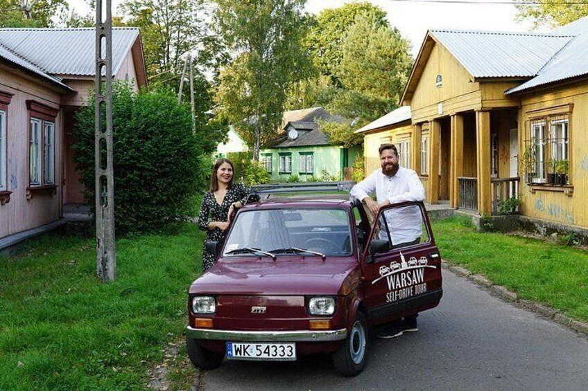 Retro Fiat Self-Drive Undisovered Tour in Warsaw 4