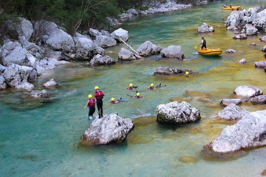 Family Rafting On Soca River 5