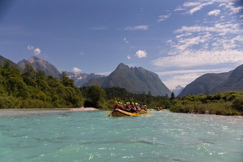 Family Rafting On Soca River 4