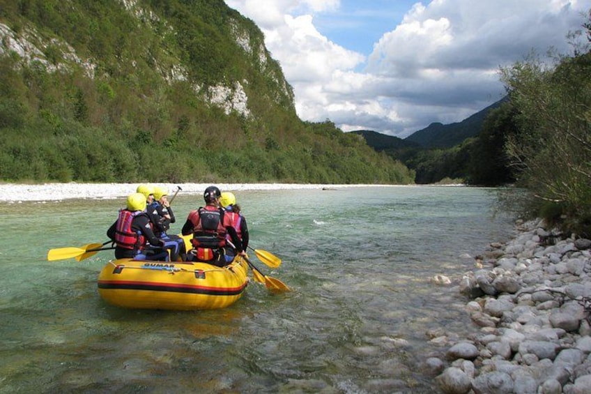 Family Rafting On Soca River 3