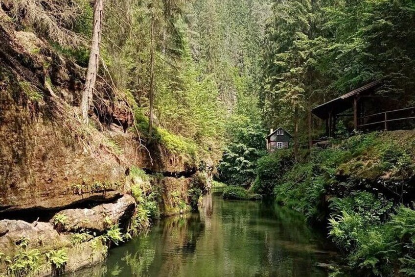 River Kamenice - on the way to the Silent Gorge 5
