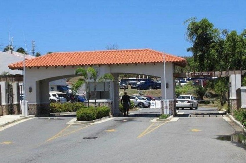 Safe Harbor Marina Puerto del Rey main gate. 2