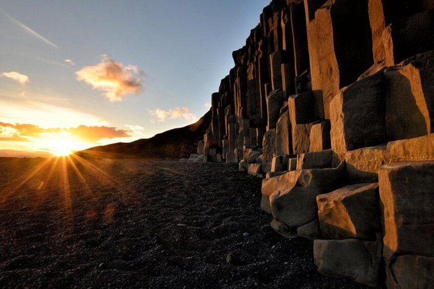 Basalt columns at Reynisfjara beach 2