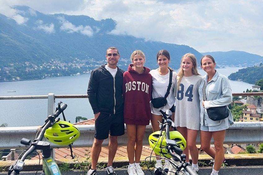 E-Bike tour Lake Como view and Swiss vineyards 3