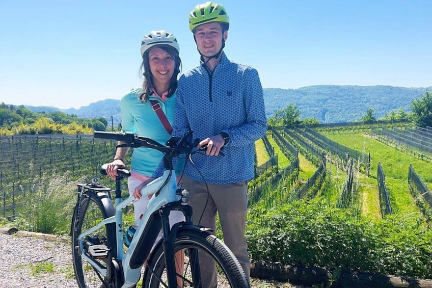 E-Bike tour Lake Como view and Swiss vineyards 2