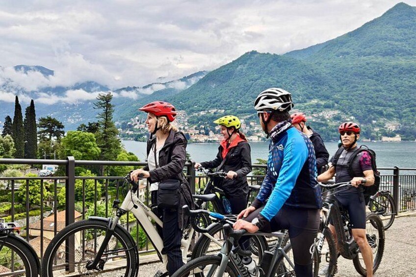 E-Bike tour Lake Como view and Swiss vineyards 2