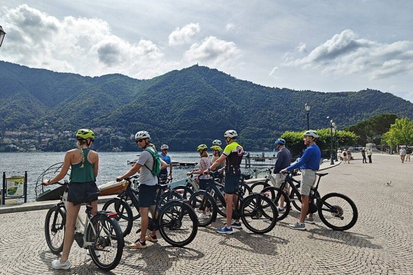 E-Bike tour Lake Como view and Swiss vineyards 3