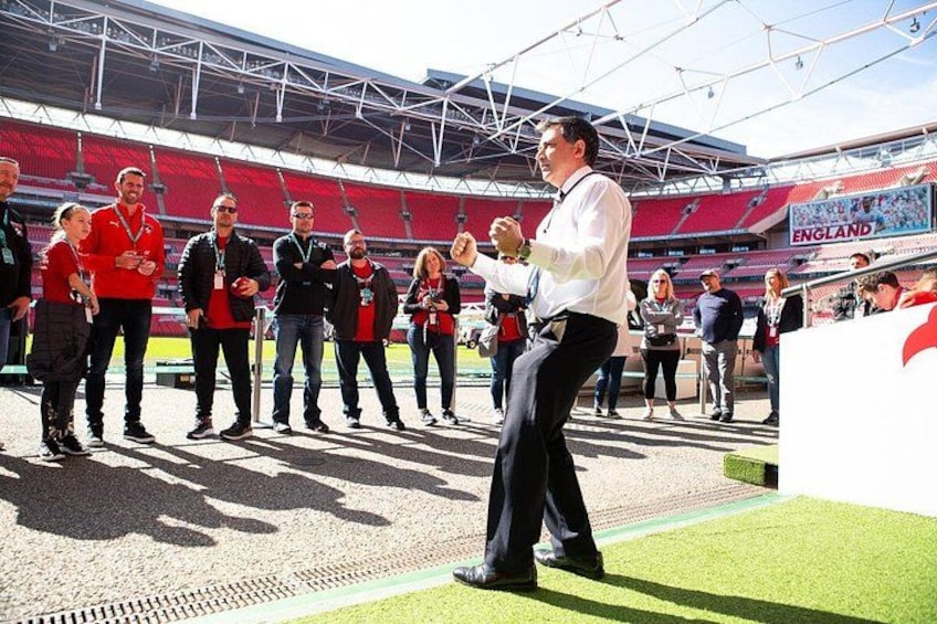 Tour of Wembley Stadium in London 1