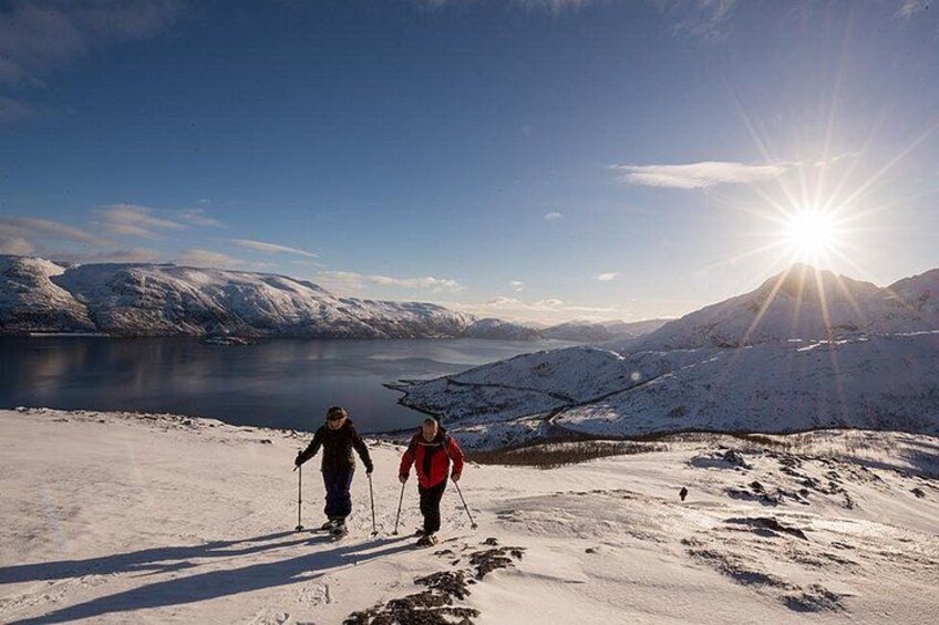 Snowshoeing with a view! 2