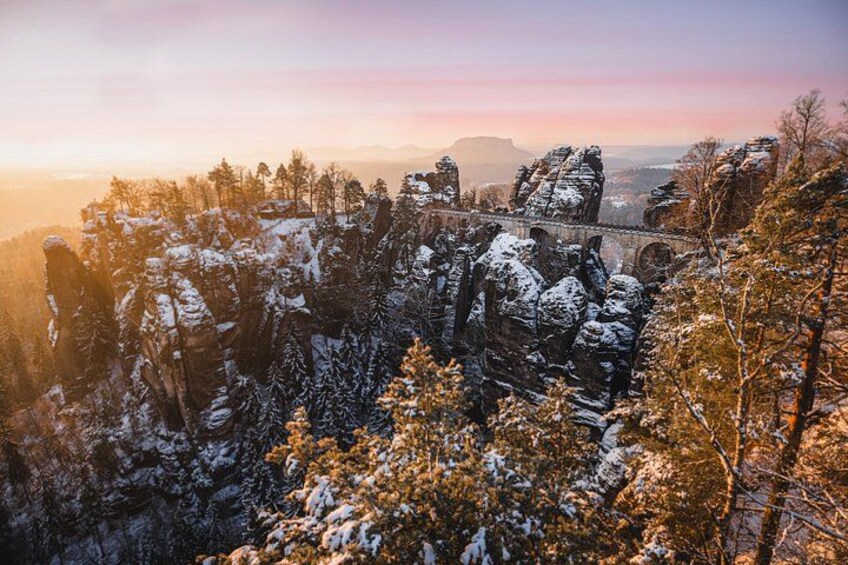 Winter Bastei Bridge 3