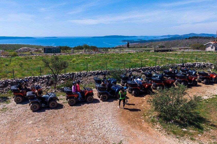 100 % Off road Quad Adventure Tour on Island Čiovo 4