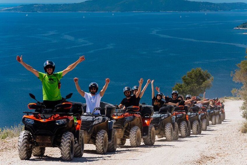 100 % Off road Quad Adventure Tour on Island Čiovo 1