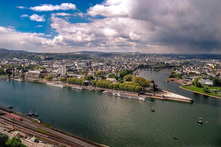 Koblenz: Deutsches Eck, Cable Car ride & Ehrenbreitstein Fortress 2