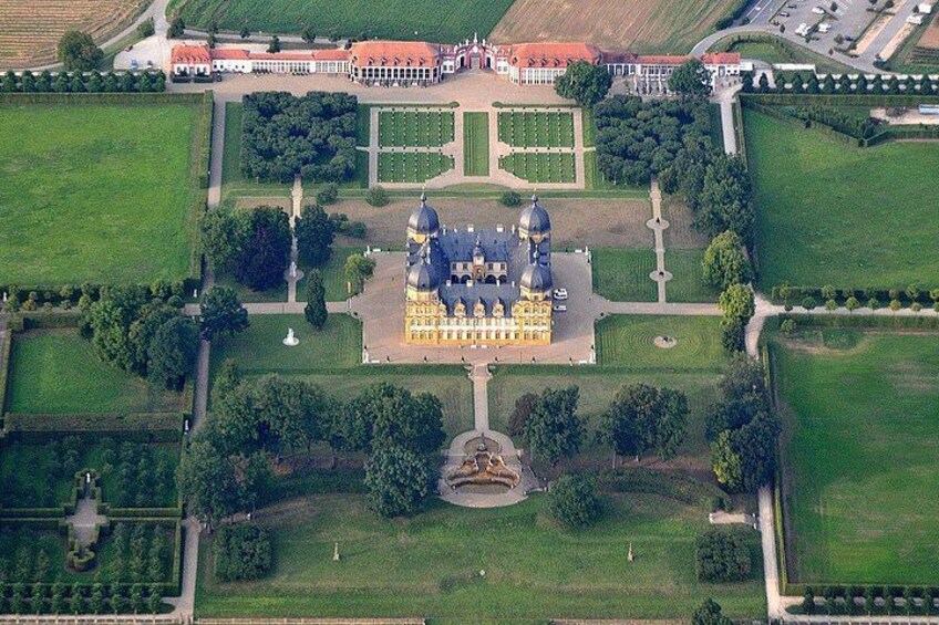 Aerial view, Orangeries in the back, Credits: Nicohofmann 1