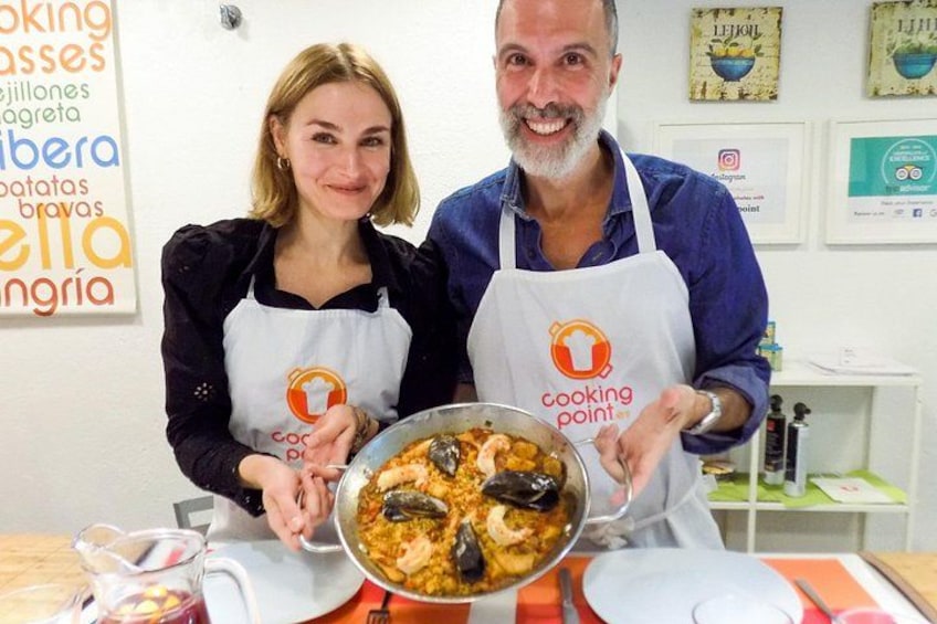 Spanish Cooking Class Paella Tapas and Sangria in Madrid 1