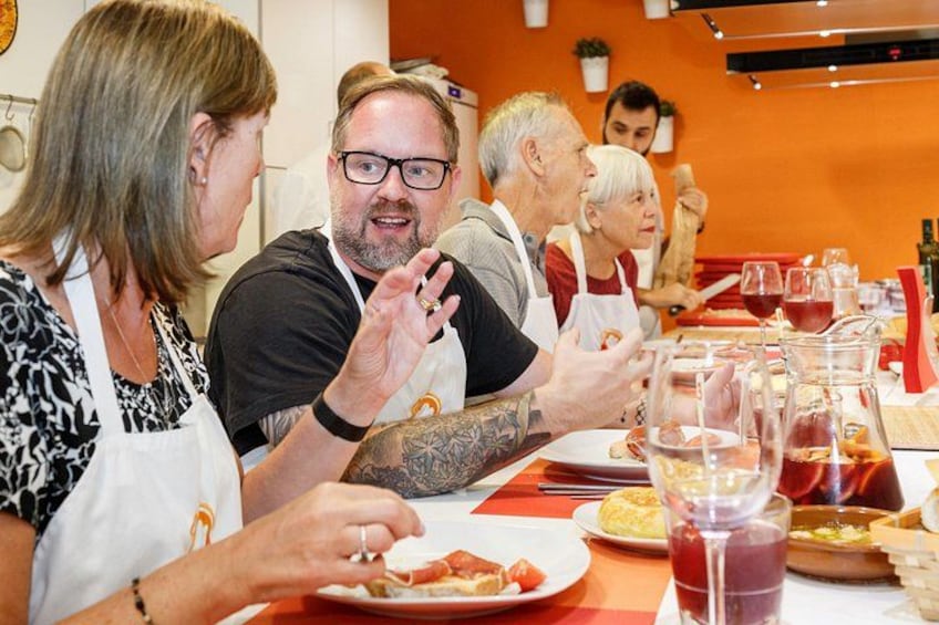 Spanish Cooking Class Paella Tapas and Sangria in Madrid 2