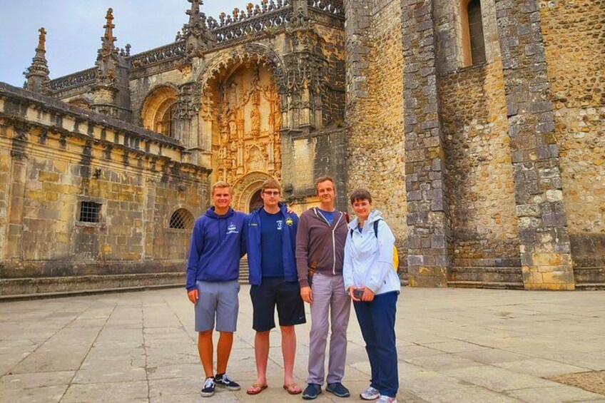 Customers from USA at Convent of Christ in Tomar 1