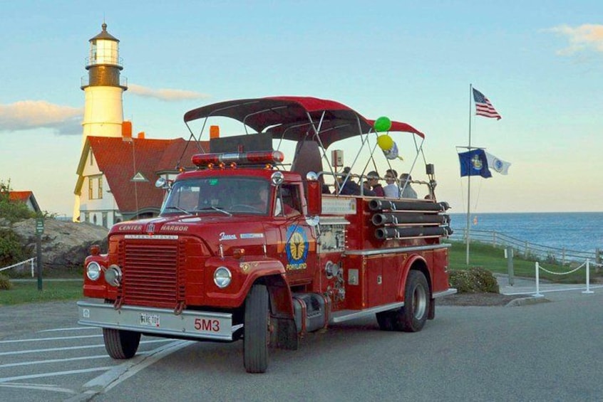 Vintage Fire Truck Sightseeing Tour of Portland Maine 2