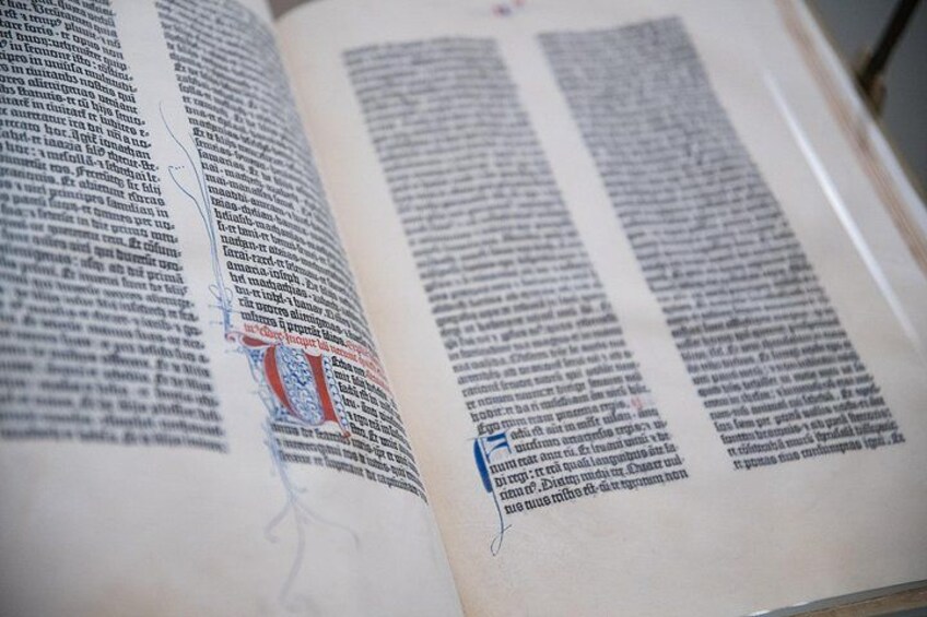 An open book with text on both pages. 2