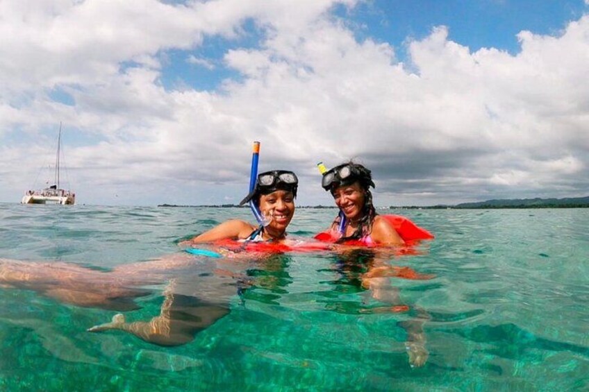 Snorkeling in crystal clear water 3