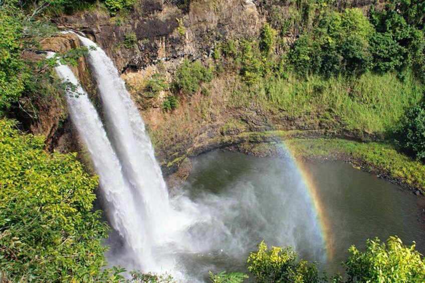 This includes the Wailua Valley & Waterfalls tour 4