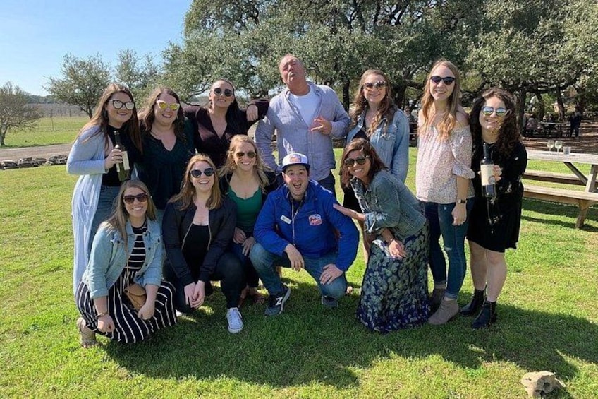 Fun group shot with our guide 3
