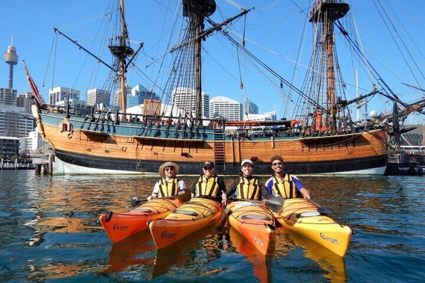 Kayak to Goat Island in Sydney Harbour with Local