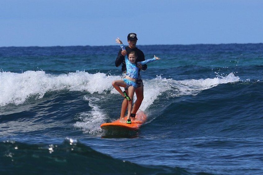 Keiki Surf lessons are our specialty 3