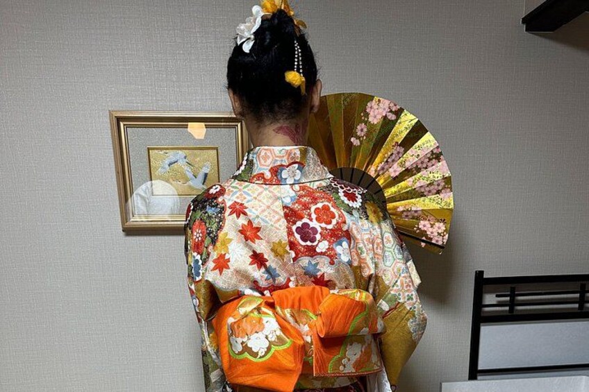 Kyoto Tea Ceremony with Kimono near Imamiya Jinjya Shrine 3