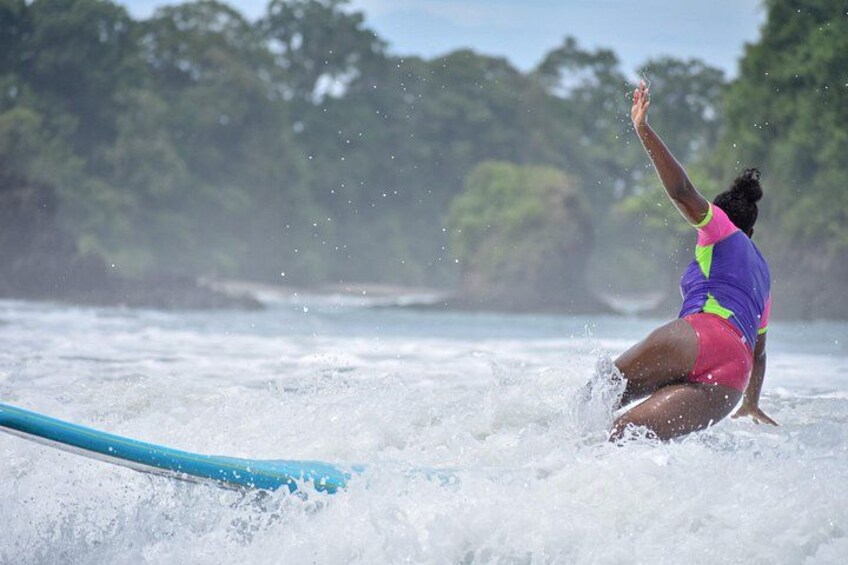 Surf lesson, Manuel Antonio 5