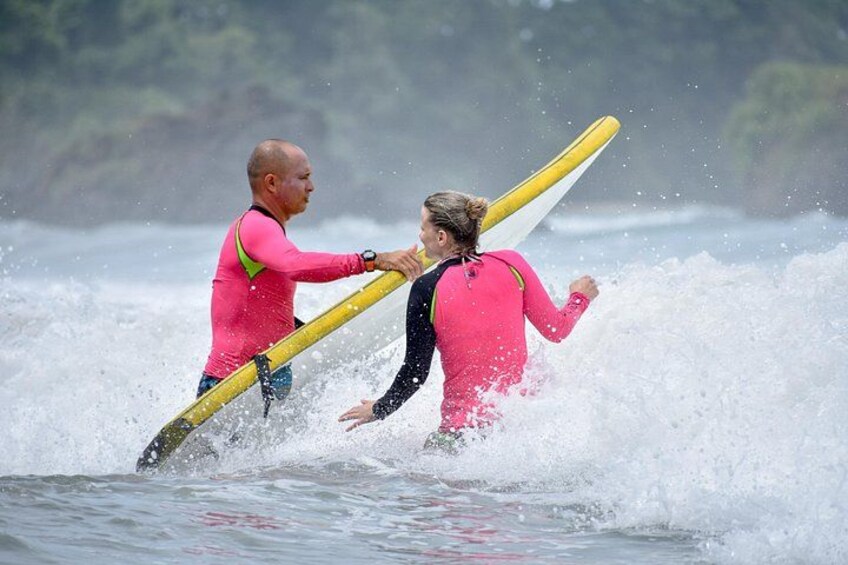 Surf lesson, Manuel Antonio 3
