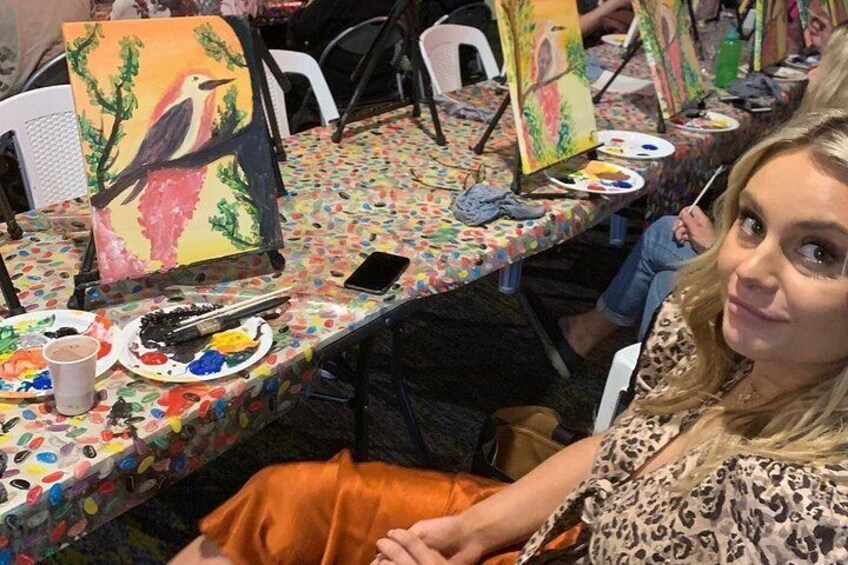 Paint and Sip BYO in Brisbane CBD Friday night 3