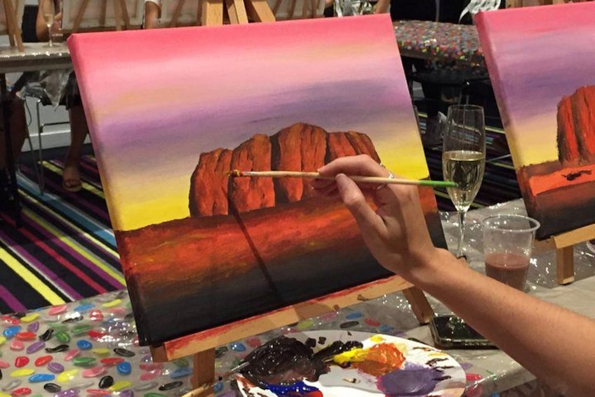 Paint and Sip BYO in Brisbane CBD Friday night 5