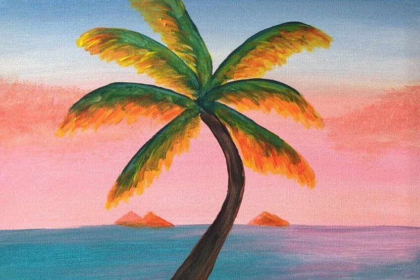 Paint and Sip BYO in Brisbane CBD Friday night 3