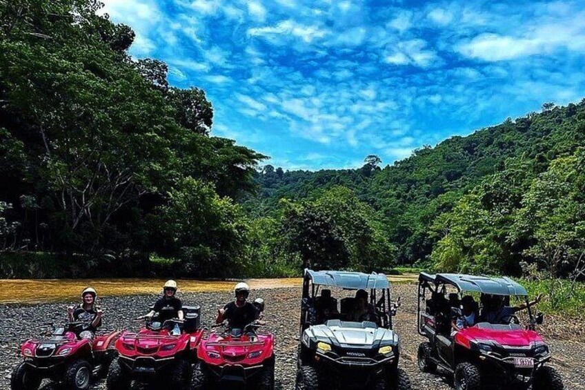 5 Hour Off-Road ATV+ Zipline+ Waterfall Rappelling+ Tractor Jungle Tour 3