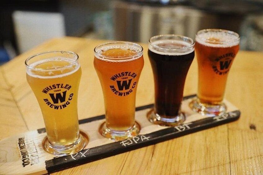 Stop for a beer at one or two of Whistler's fine craft breweries! 5