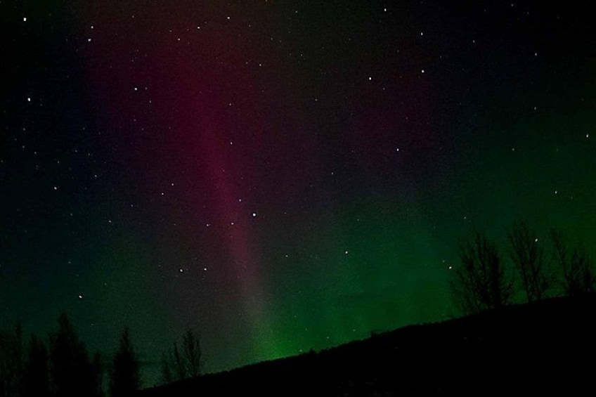 Nattehimmel med nordlys. 2