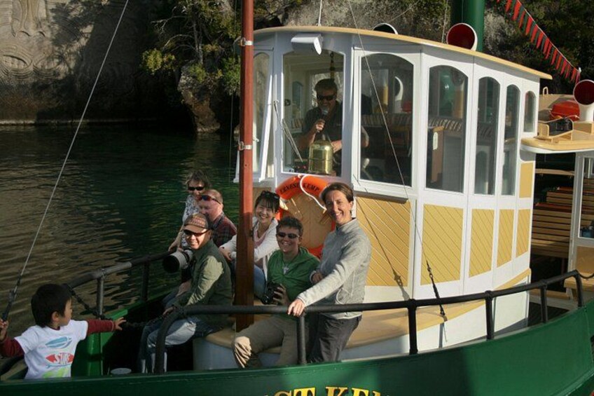 Lake Taupō Māori Rock Carvings Scenic Cruise aboard Ernest Kemp 2