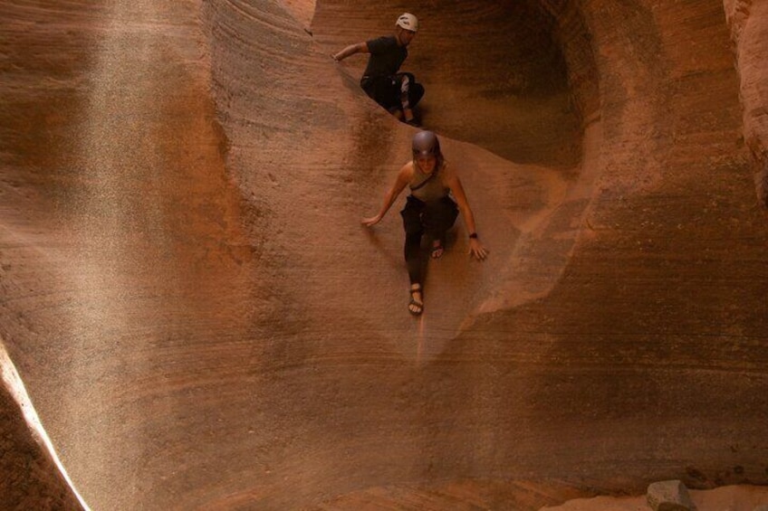 East Zion 4 Hour Slot Canyon Canyoneering UTV Tour