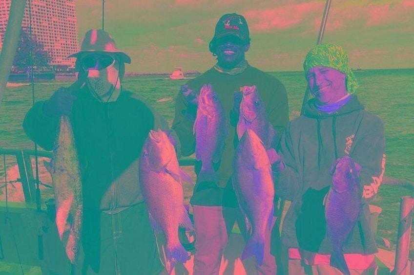 The snappers were biting this day! 2