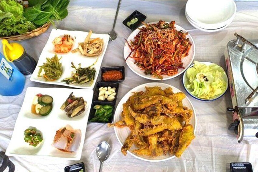 Anchovy set menu 4