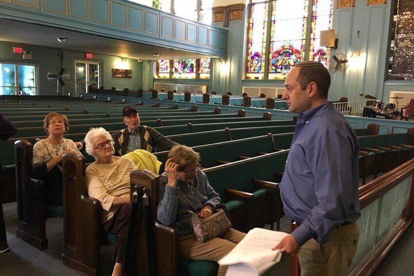 in former B'nai Jeshurun, Strawberry Mansion