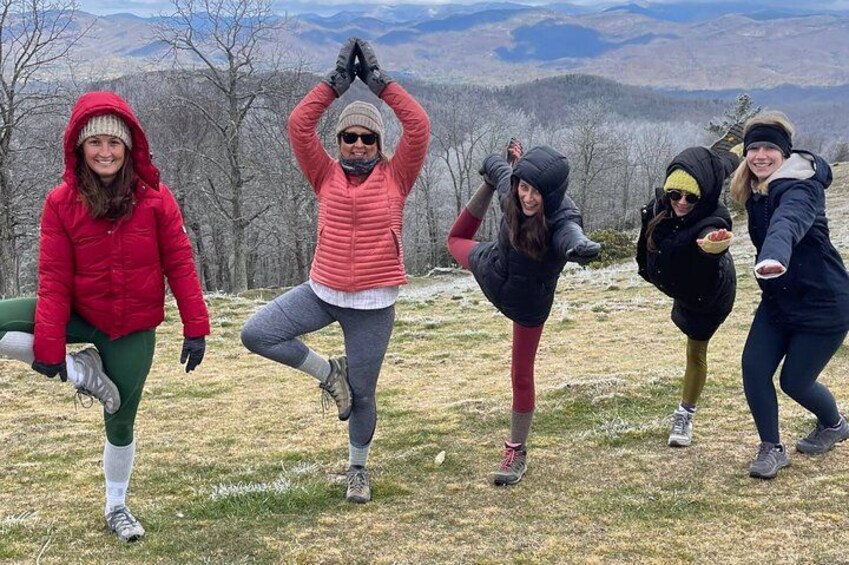 Mountaintop Yoga & Meditation Hike in Asheville 2
